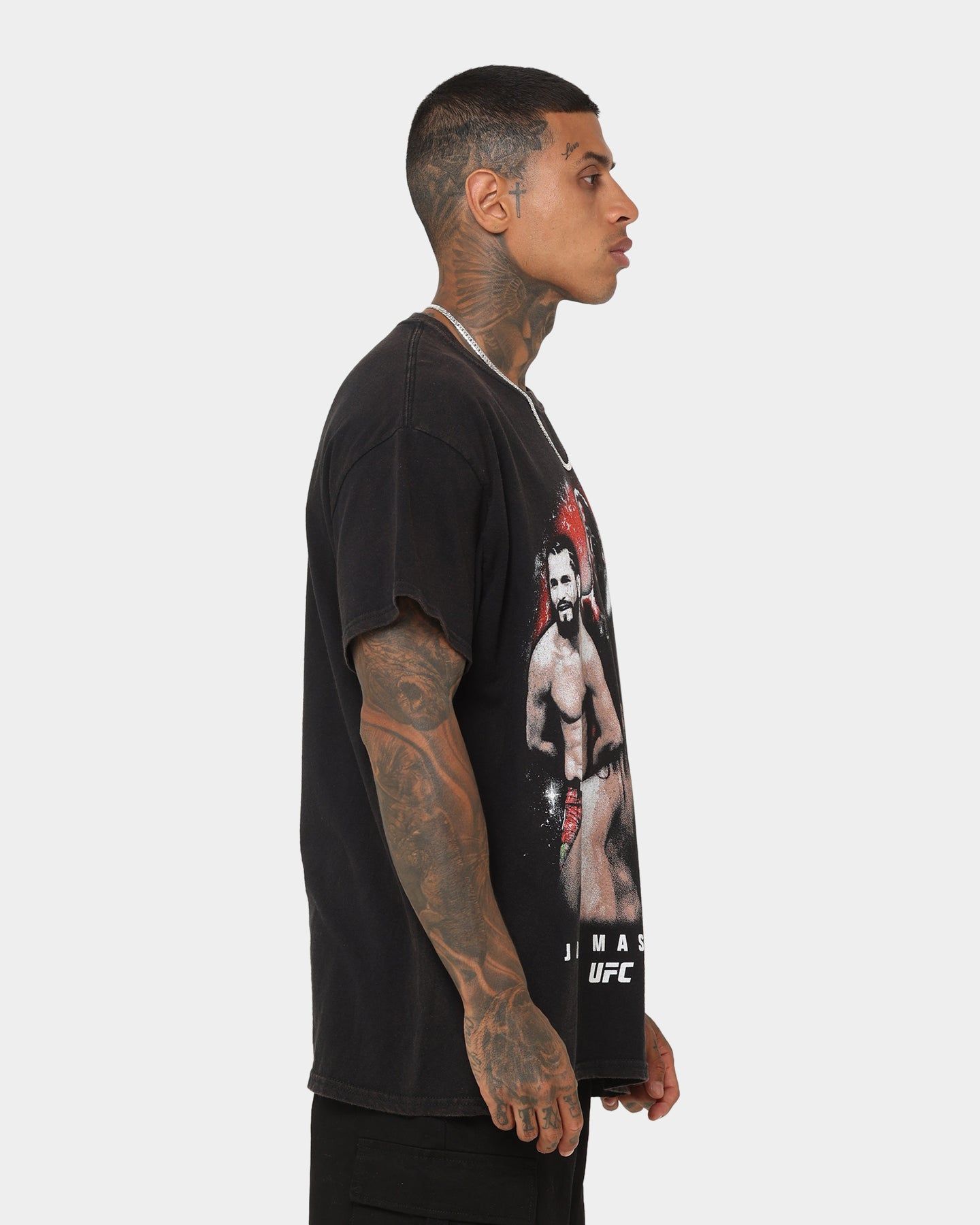 Goat Crew X UFC Jorge Masvidal Vintage T-Shirt Black Wash sold by Culture Kings product image thumbnail 5