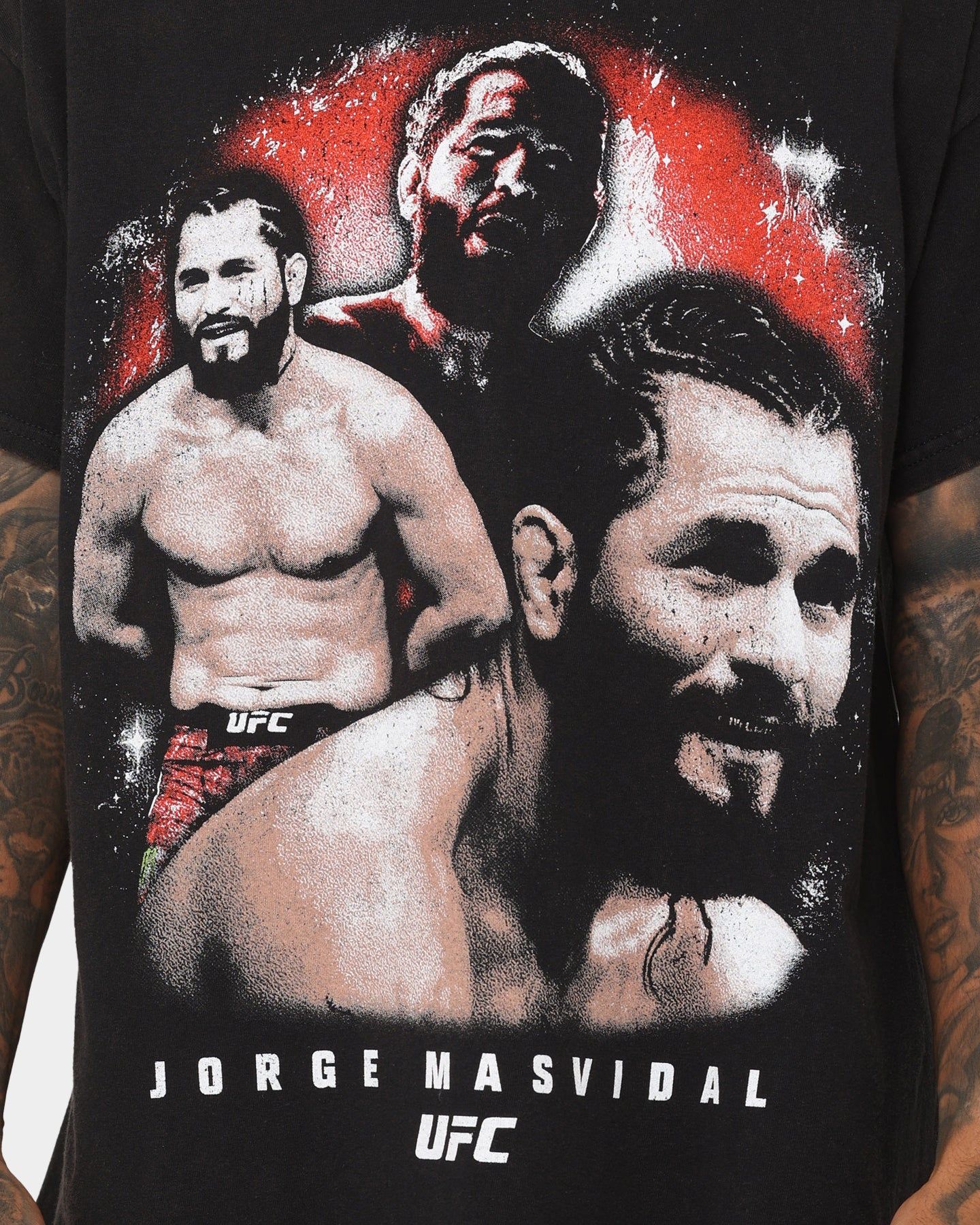 Goat Crew X UFC Jorge Masvidal Vintage T-Shirt Black Wash sold by Culture Kings product image thumbnail 3