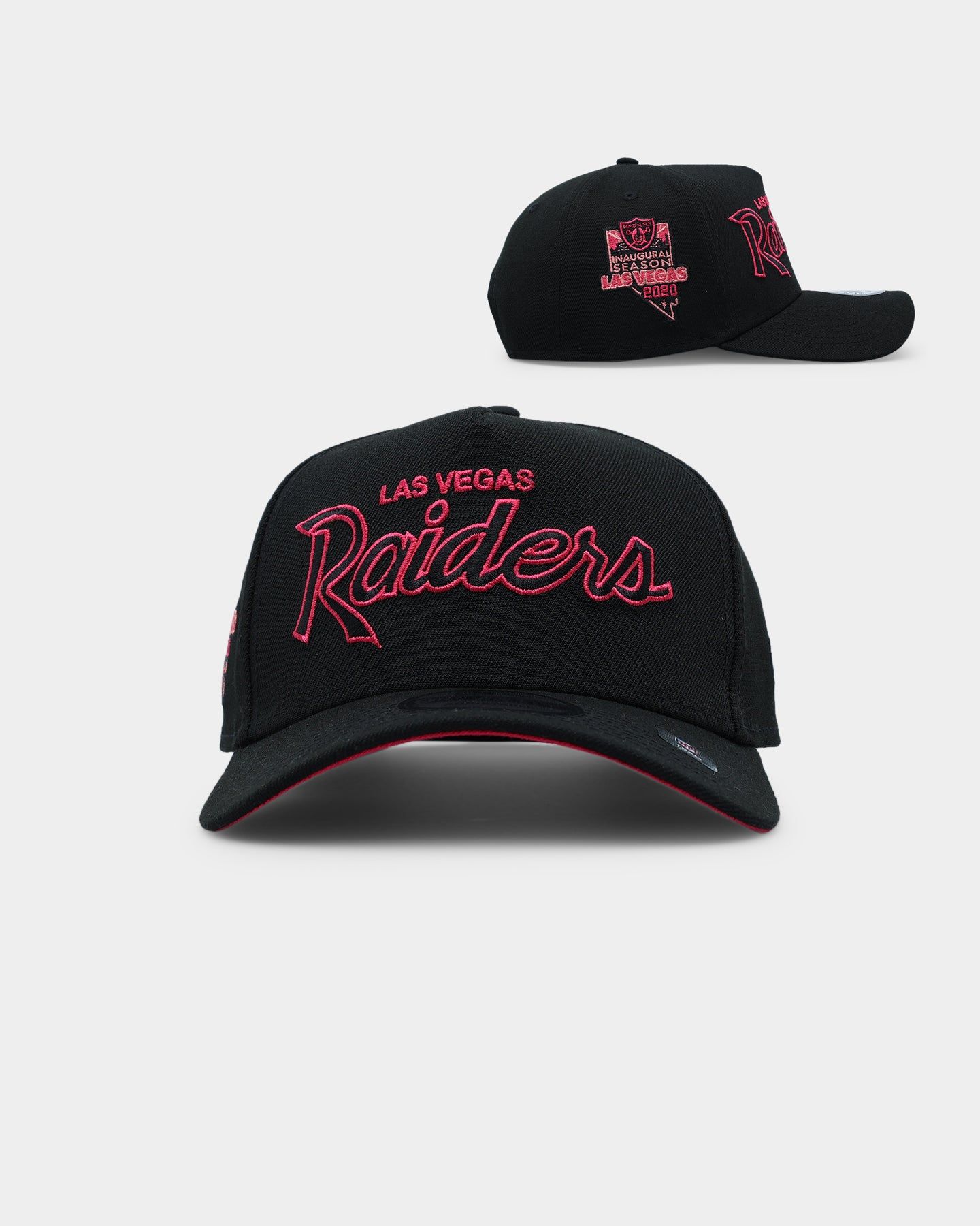 New Era Las Vegas Raiders 'Rose Nights' 9FORTY A-Frame Snapback Black sold by Culture Kings