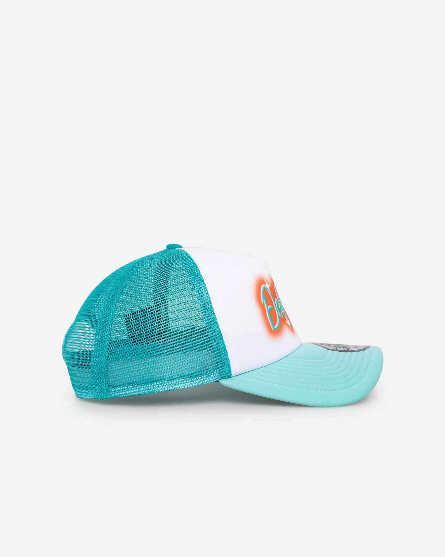 New Era Miami Dolphins 'Airbrush' 9FORTY A-Frame Trucker Snapback White/OTC sold by Culture Kings product image thumbnail 3