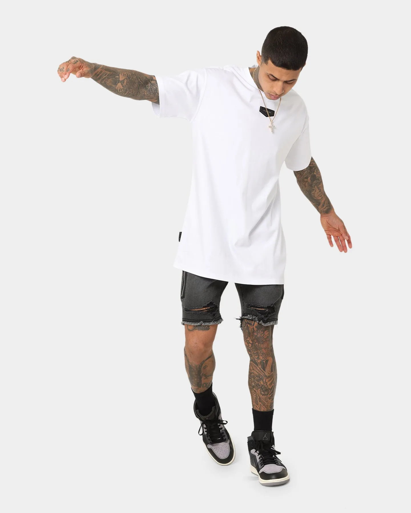 Saint Morta Codex Denim Shorts Vintage Black sold by Culture Kings product image thumbnail 2