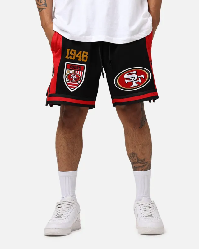 Pro Standard San Francisco 49ers Fast Lane 2.0 Shorts Black/Red sold by Culture Kings