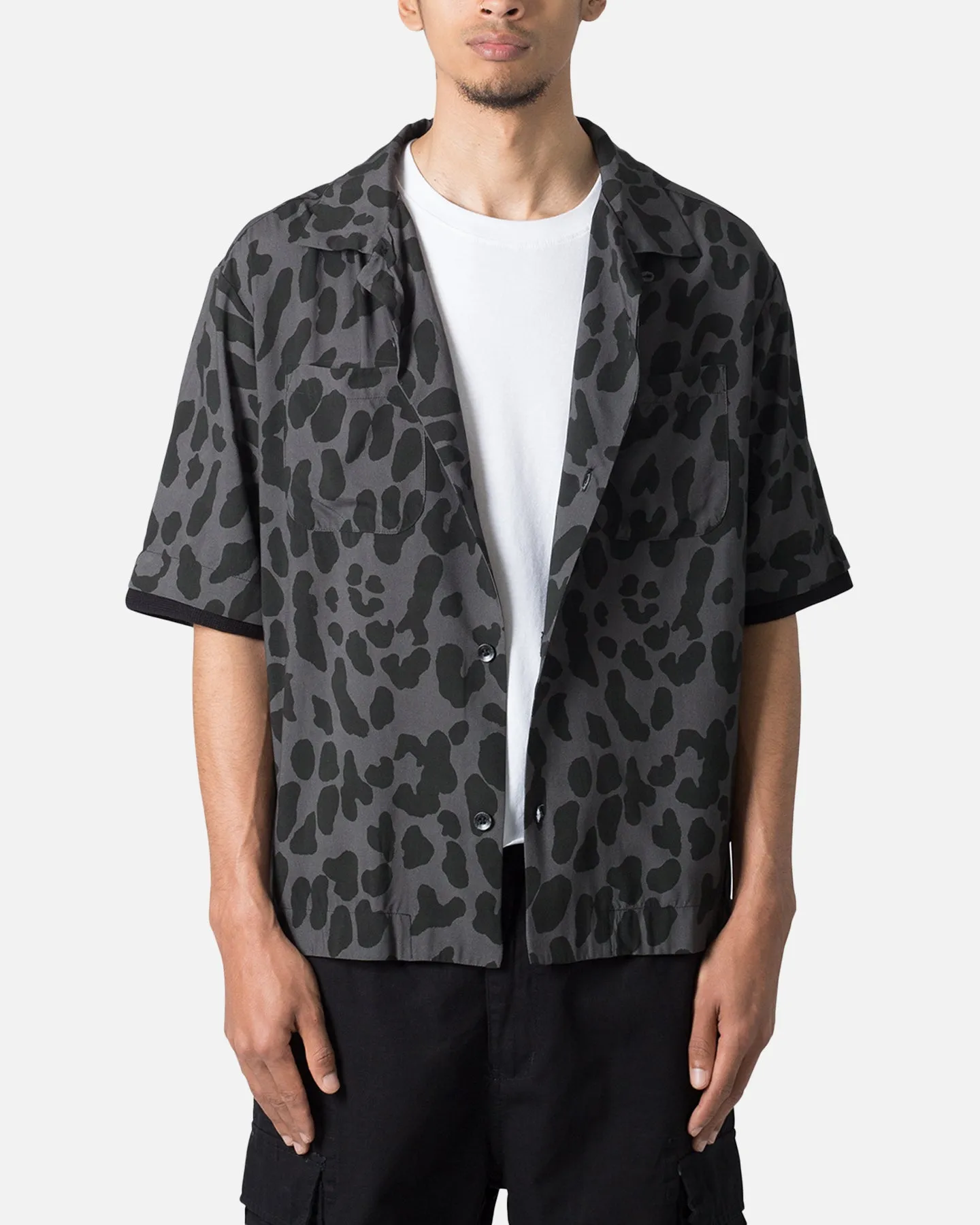 MNML Cheetah Cargo Shirt Black/Grey sold by Culture Kings