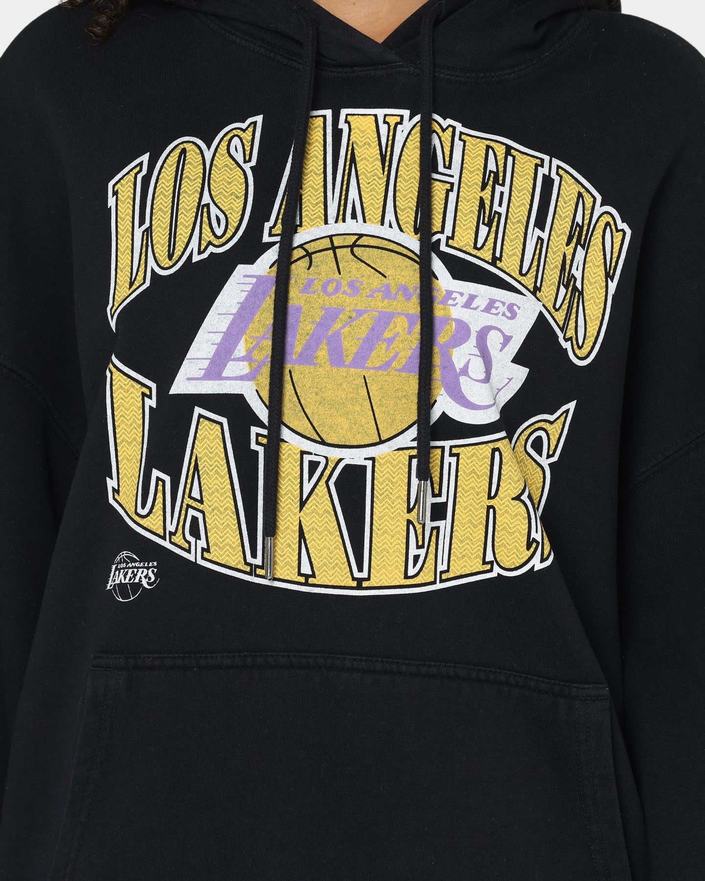 Mitchell & Ness Los Angeles Lakers Point Guard Hoodie Faded Black sold by Culture Kings product image thumbnail 3