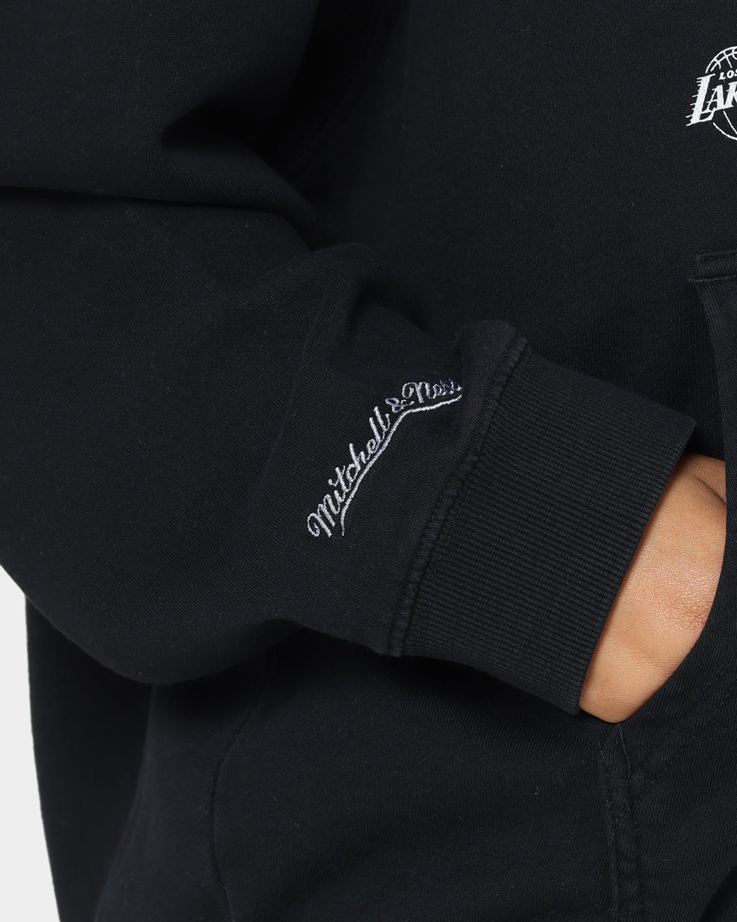 Mitchell & Ness Los Angeles Lakers Point Guard Hoodie Faded Black sold by Culture Kings product image thumbnail 7