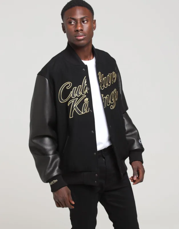 MITCHELL & NESS 10 YR ANNIVERSARY VARSITY JKT sold by Culture Kings