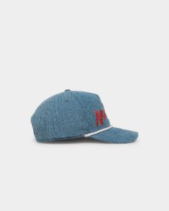 47 Brand Quebec Nordiques 'NHL Corduroy Team Script' Corduroy Crossrope 47 Hitch Snapback Montego sold by Culture Kings