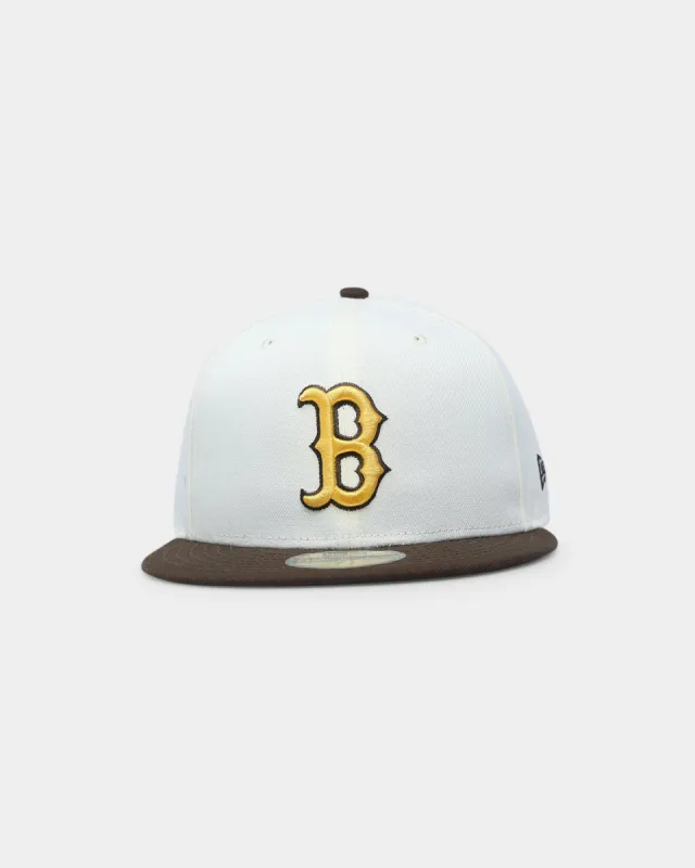 New Era Boston Red Sox 'Cereal' 59FIFTY Fitted Chrome White/Walnut sold by Culture Kings