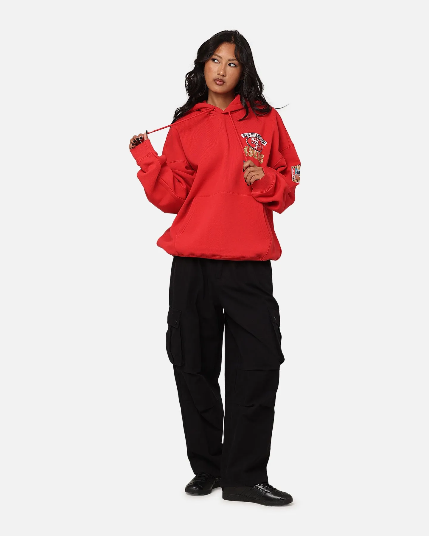 Mitchell & Ness San Francisco 49ers Super Bowl World Hoodie Faded Red sold by Culture Kings product image thumbnail 4