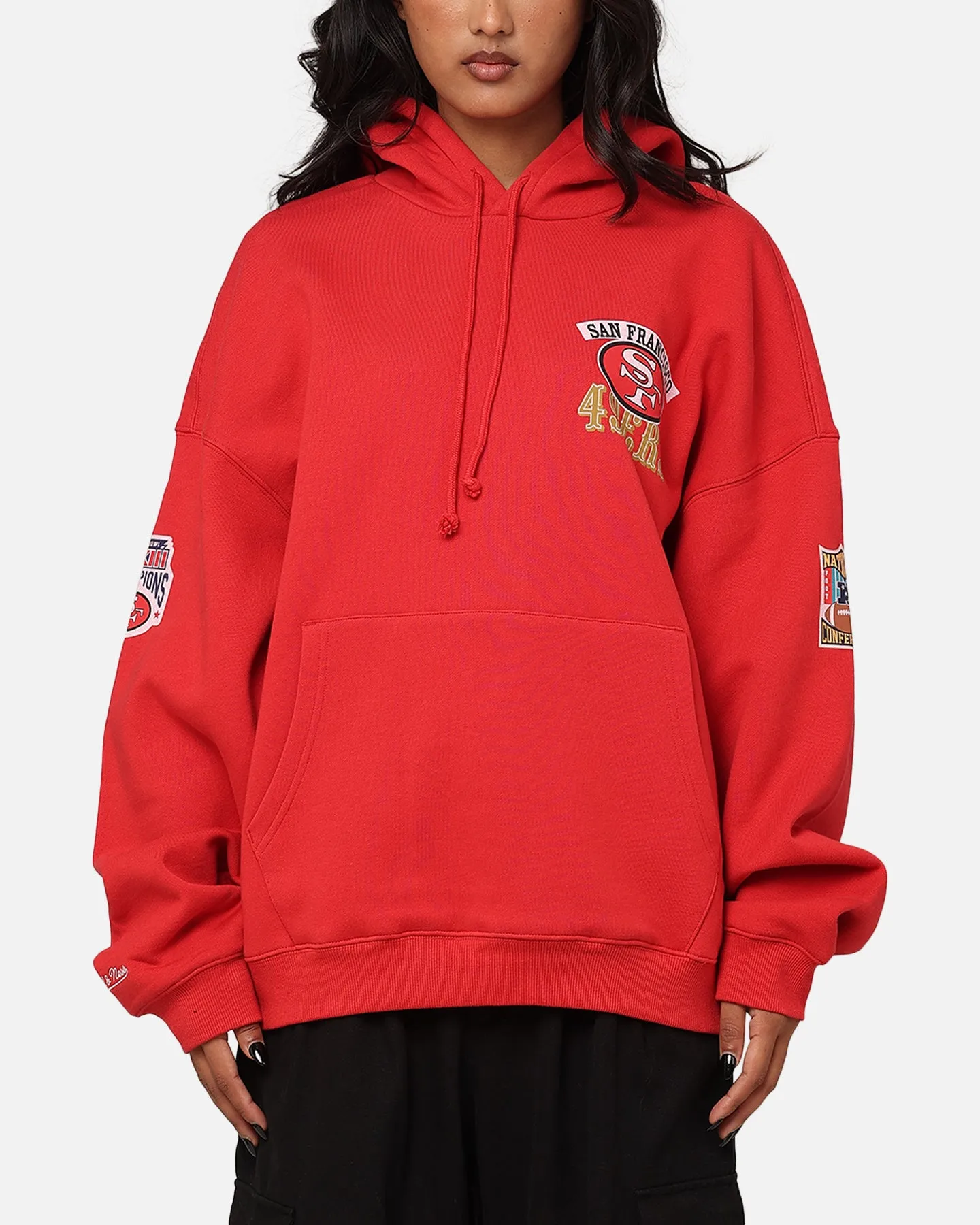 Mitchell & Ness San Francisco 49ers Super Bowl World Hoodie Faded Red sold by Culture Kings product image thumbnail 2
