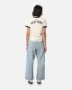 Pro Standard Women's New York Yankees Retro T-Shirt Eggshell/Midnight Navy sold by Culture Kings