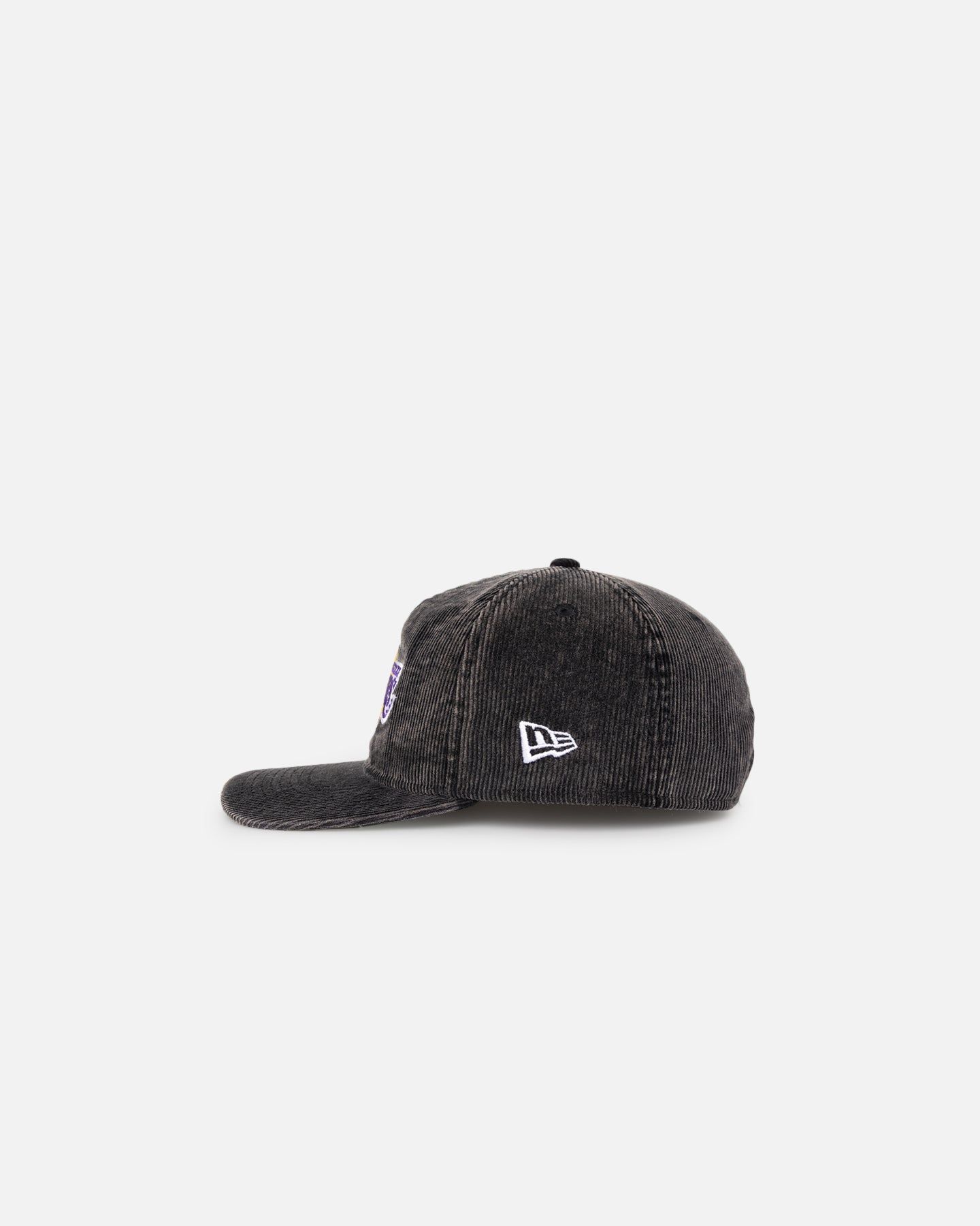 New Era Los Angeles Lakers 'Washed Corduroy Golfer' Pre-Curved Golfer Snapback Washed Black sold by Culture Kings product image thumbnail 4