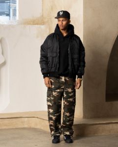 Carre Superior Oversized Bomber Jacket Black sold by Culture Kings
