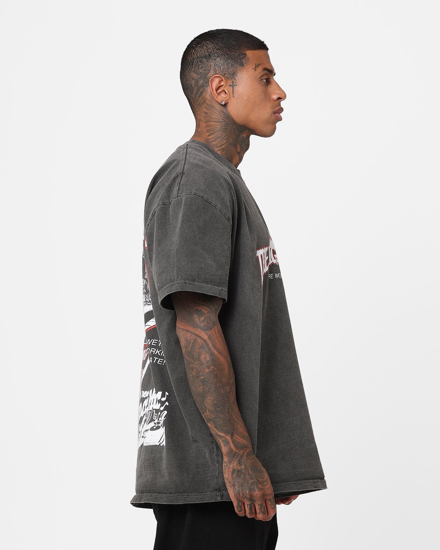 The Night Shift Gentleman's Club Heavyweight Vintage T-Shirt Black Wash sold by Culture Kings product image thumbnail 7