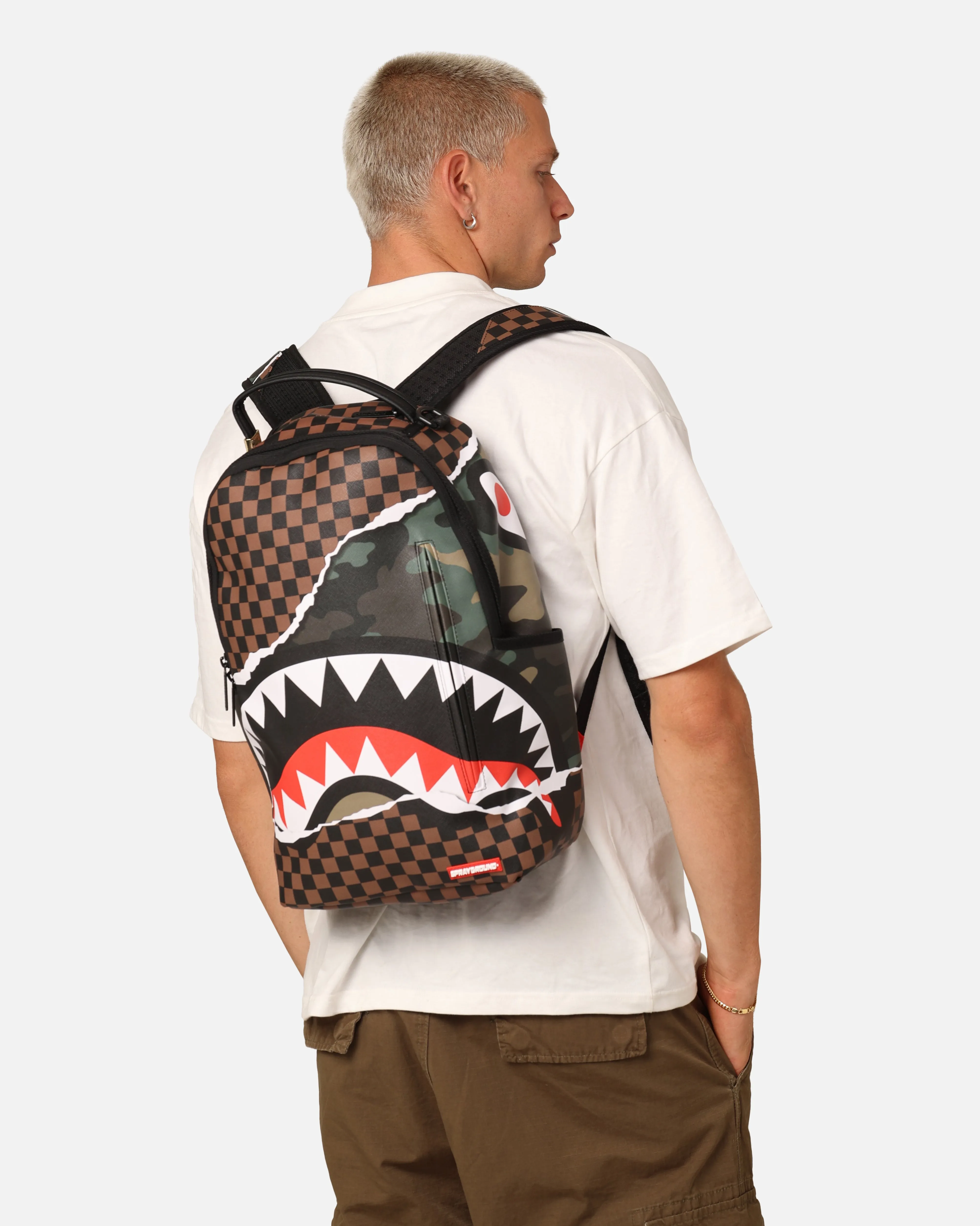 Sprayground Tear It Up Camo Backpack Multi sold by Culture Kings