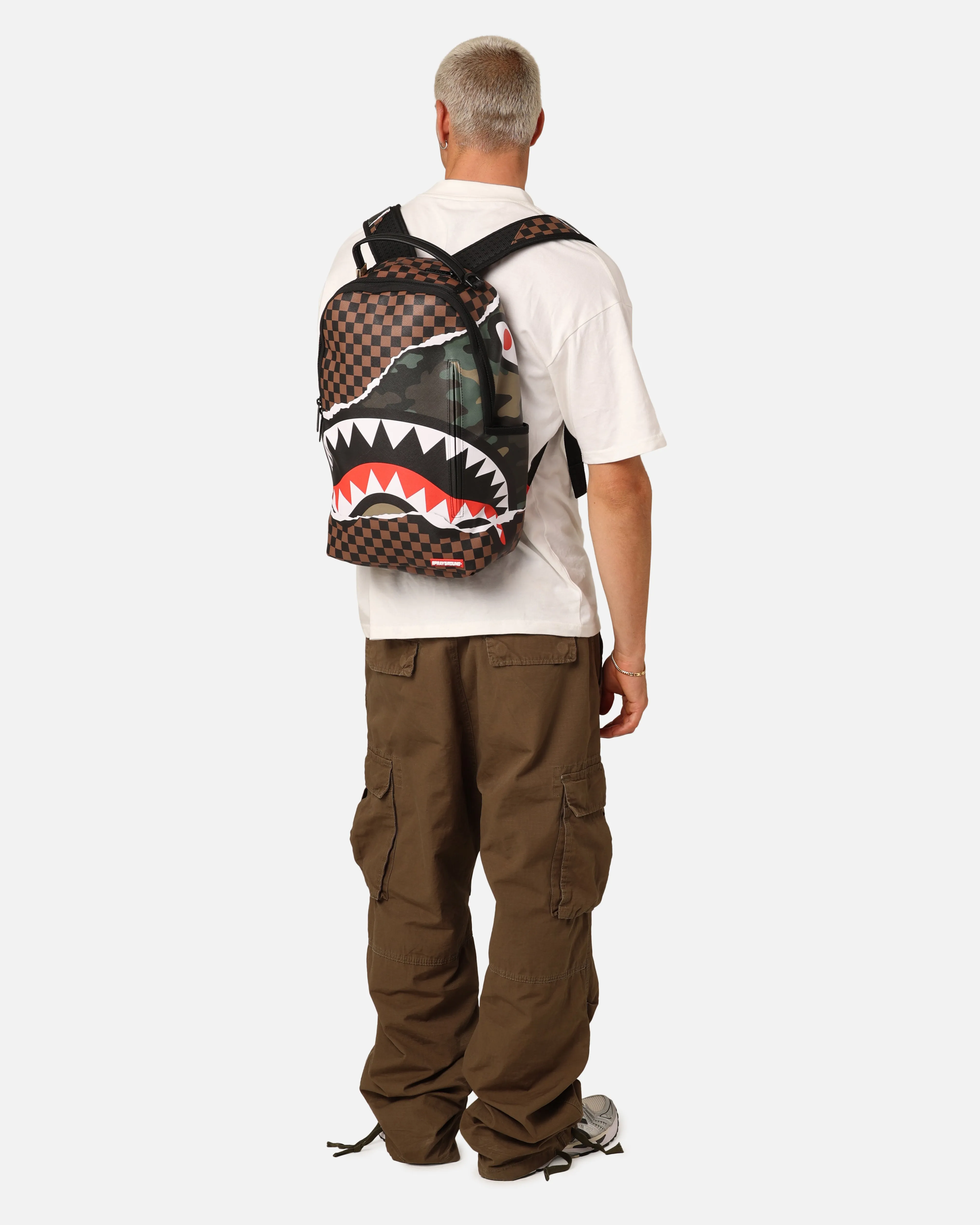 Sprayground Tear It Up Camo Backpack Multi sold by Culture Kings product image thumbnail 3