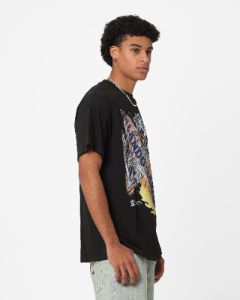 Mitchell & Ness Orlando Magic Fireball T-Shirt Black sold by Culture Kings