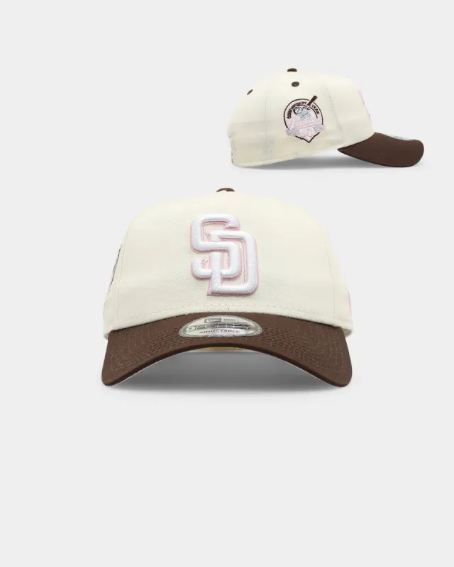 New Era San Padres 'Neapolitan Ice Cream' 9FORTY A-Frame Snapback Chrome White sold by Culture Kings