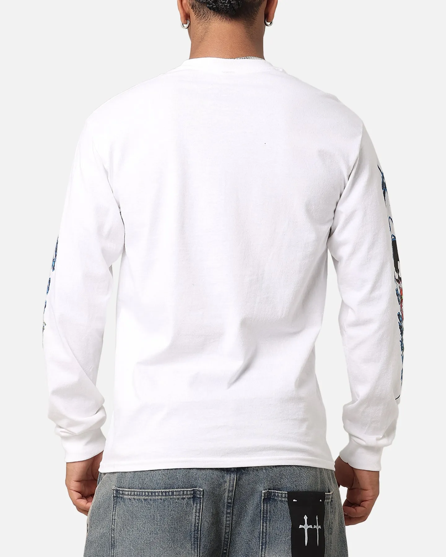 Goat Crew Marvel Spider-Man Y2K Venom Long Sleeve T-Shirt White sold by Culture Kings product image thumbnail 2