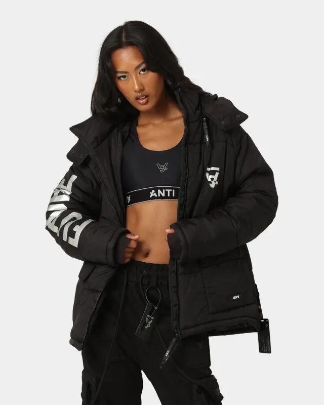 The Anti Order Hyphen ATD Puffer Jacket V2 Black/Silver sold by Culture Kings