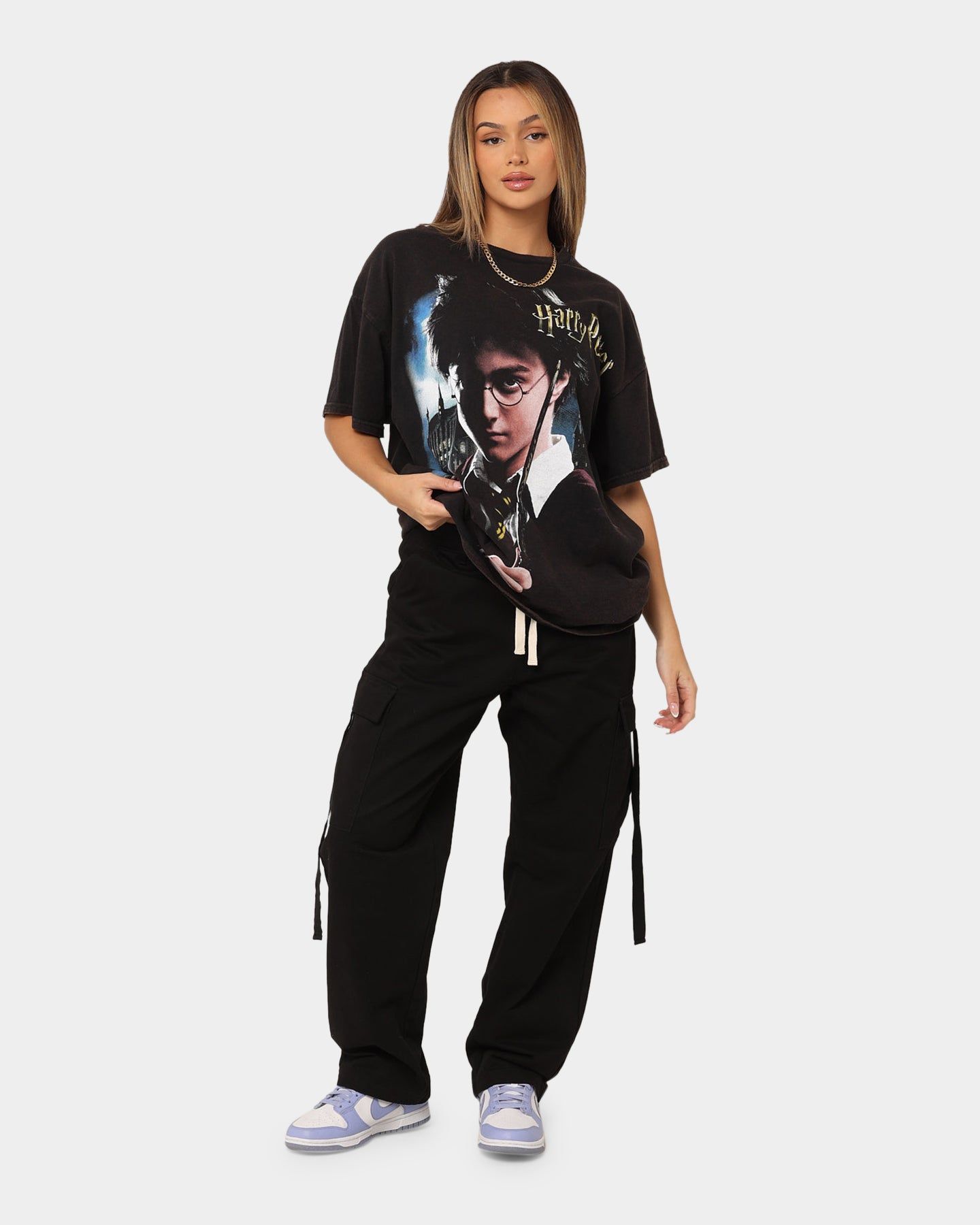 American Thrift X Harry Potter Potter Vintage T-Shirt Black Wash sold by Culture Kings product image thumbnail 3