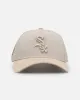 New Era Chicago White Sox 'Cream Suede' 9FORTY A-Frame Strapback Stone/Oatmilk sold by Culture Kings
