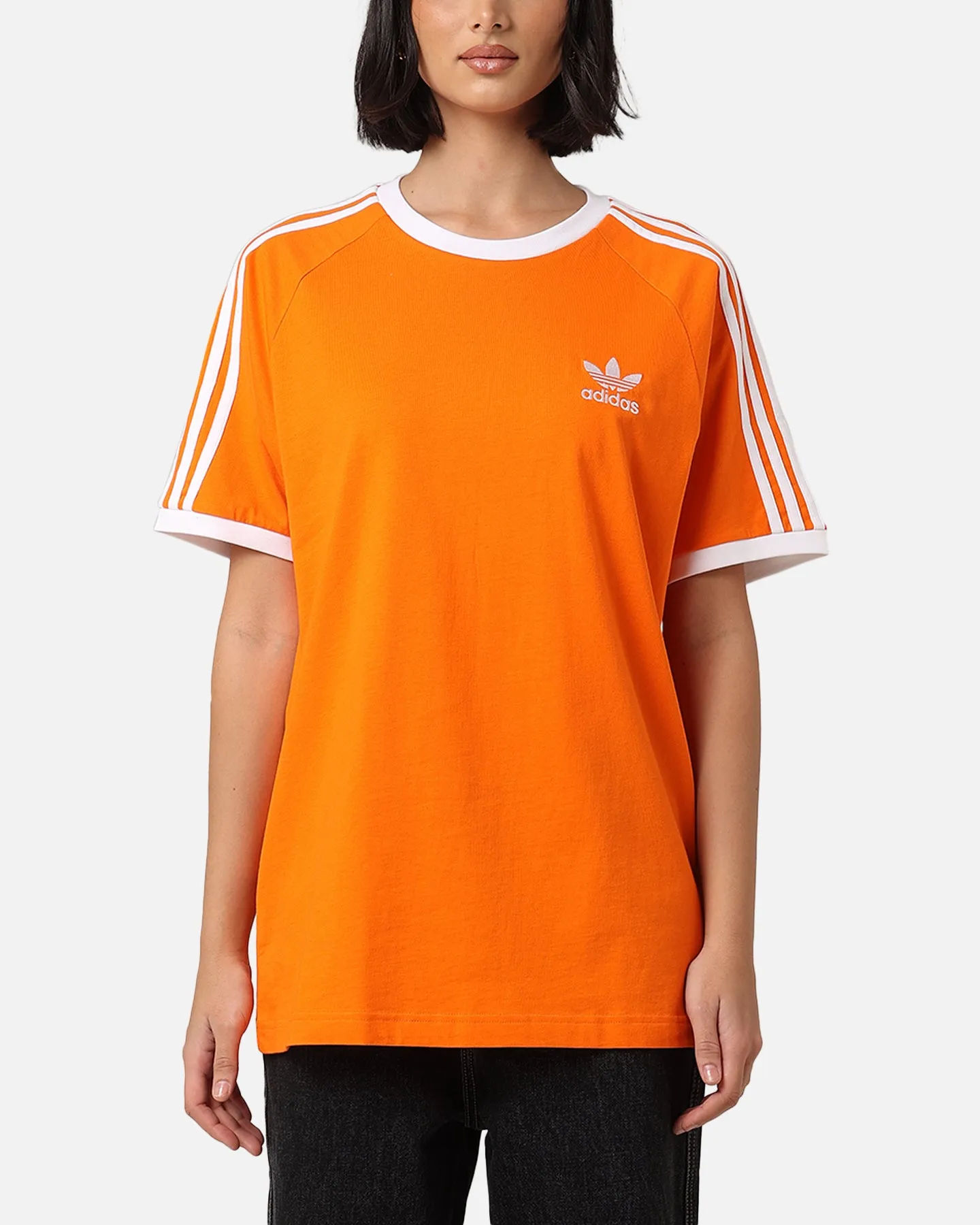 Adidas 3-Stripes T-Shirt Orange sold by Culture Kings