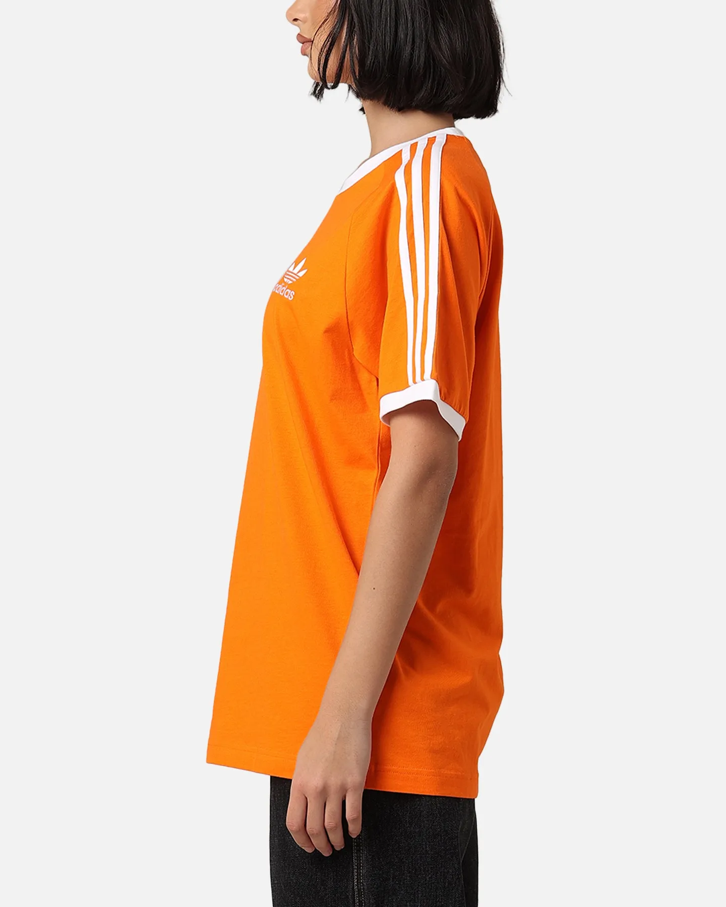 Adidas 3-Stripes T-Shirt Orange sold by Culture Kings product image thumbnail 5