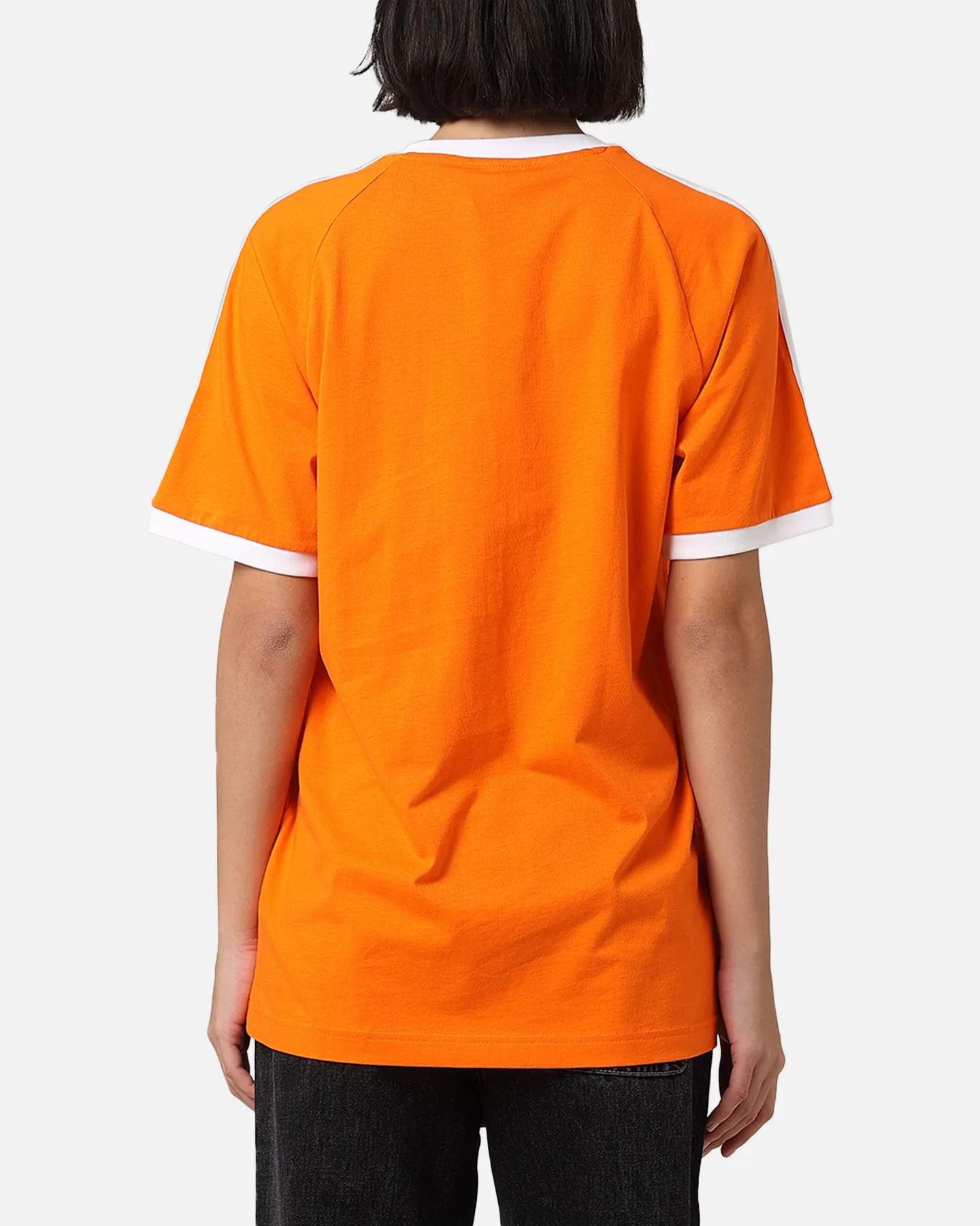 Adidas 3-Stripes T-Shirt Orange sold by Culture Kings product image thumbnail 3