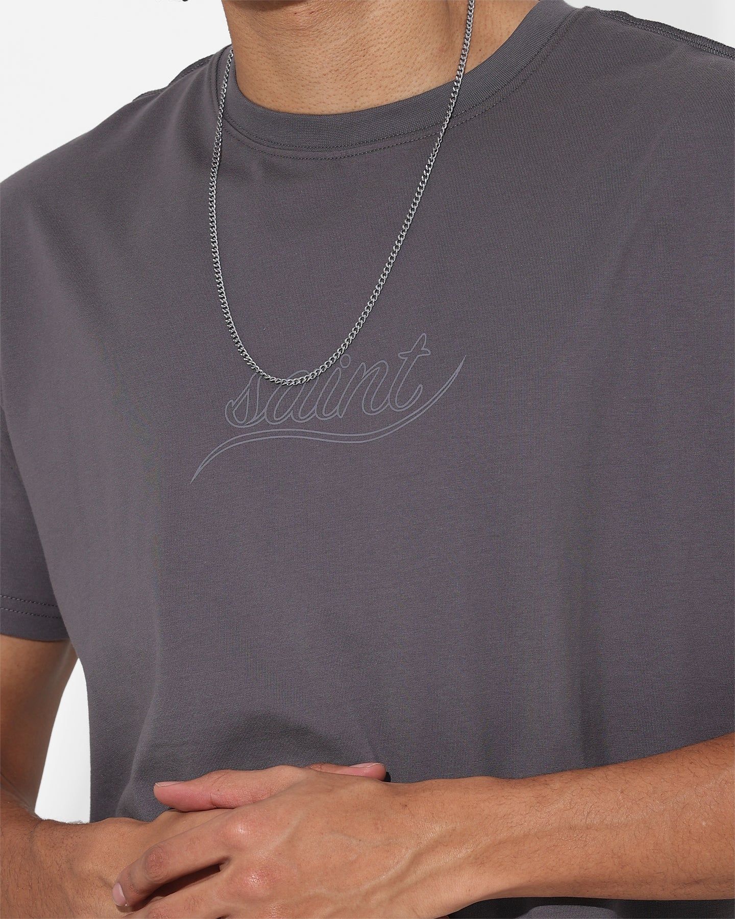 Saint Morta Torrent Lafayette T-Shirt Dark Grey sold by Culture Kings product image thumbnail 3