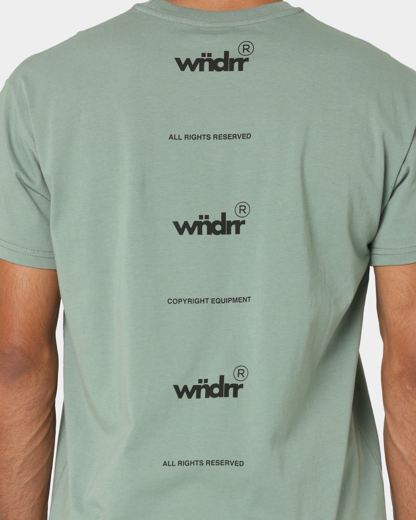 WNDRR Run It Custom Fit T-Shirt Olive sold by Culture Kings product image thumbnail 4