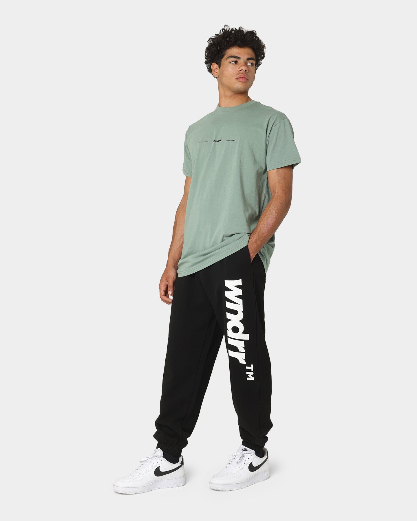 WNDRR Run It Custom Fit T-Shirt Olive sold by Culture Kings product image thumbnail 2