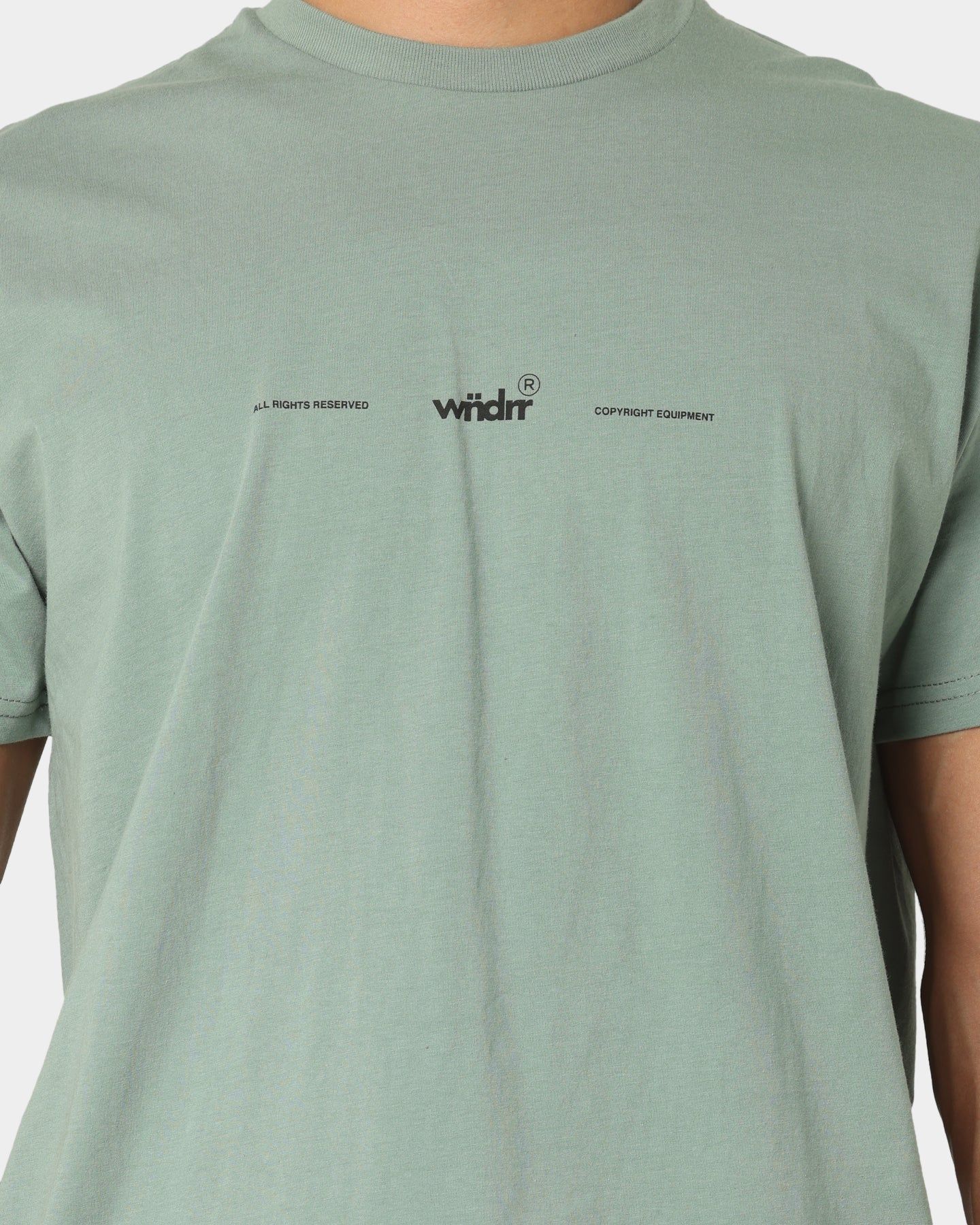 WNDRR Run It Custom Fit T-Shirt Olive sold by Culture Kings product image thumbnail 3