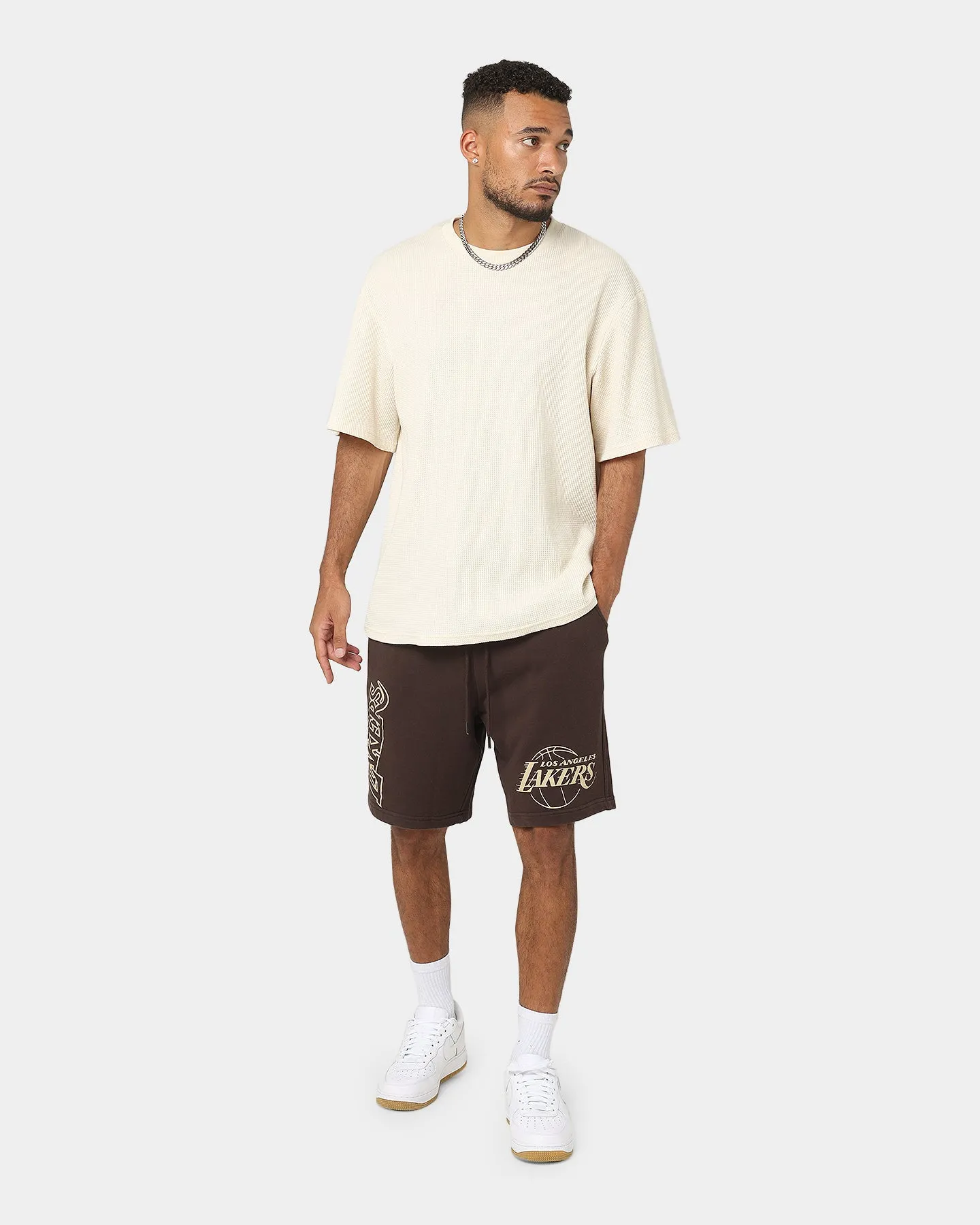 Mitchell & Ness Los Angeles Lakers Shorts Baroque Brown sold by Culture Kings product image thumbnail 2
