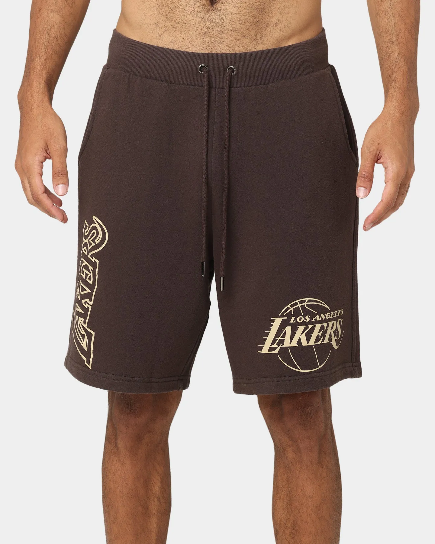 Mitchell & Ness Los Angeles Lakers Shorts Baroque Brown sold by Culture Kings product image thumbnail 3