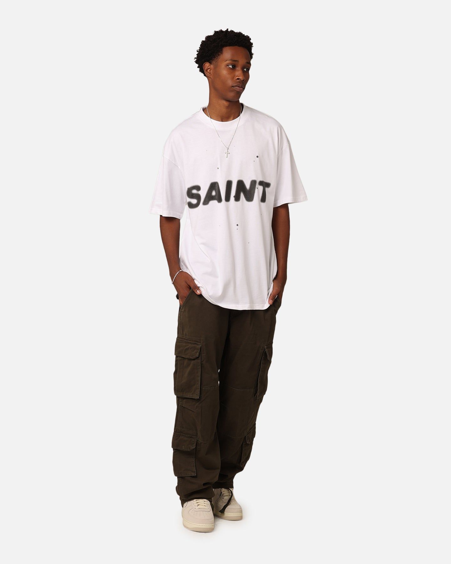 Saint Morta Faded T-Shirt White sold by Culture Kings product image thumbnail 2