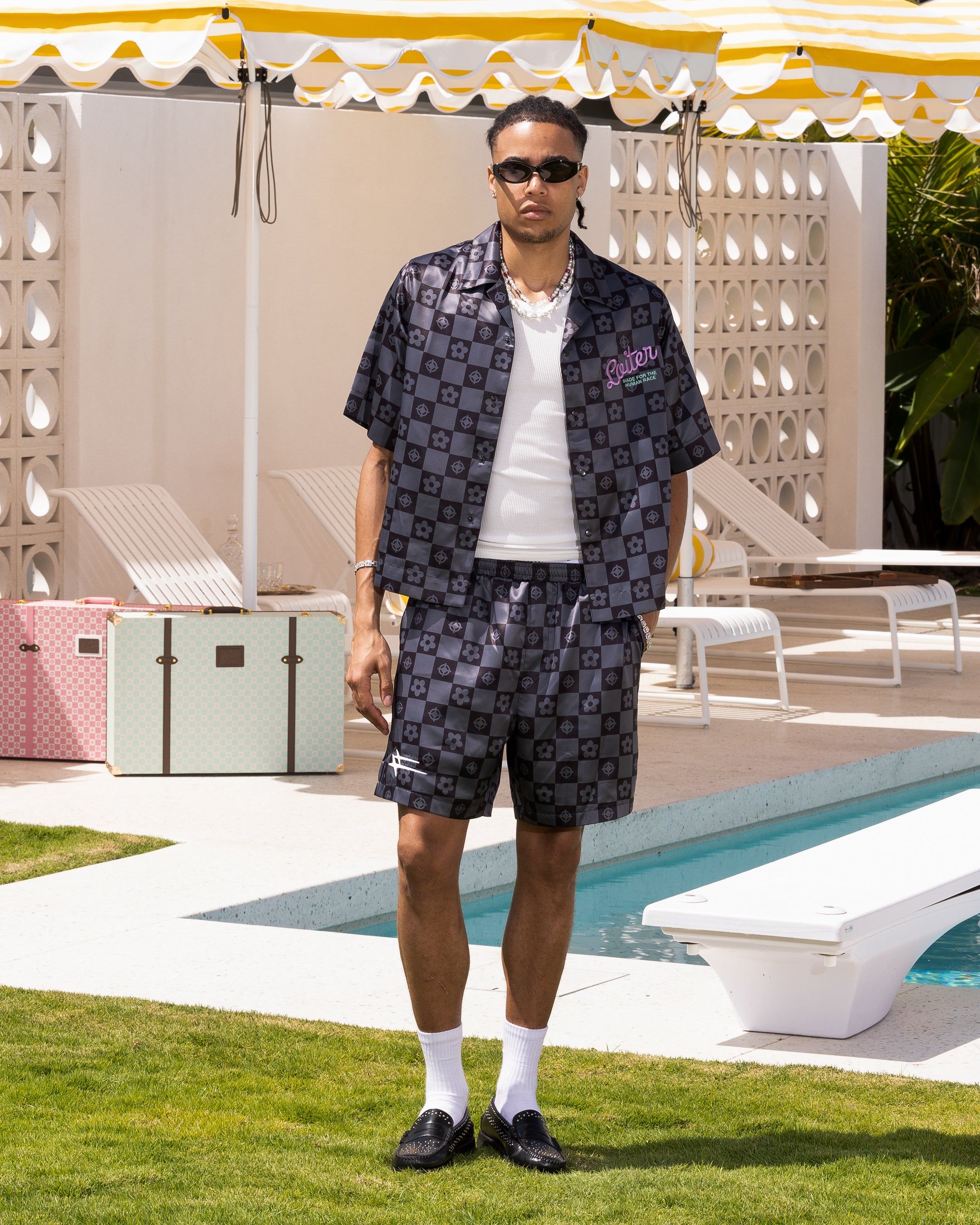 Loiter Midsummer Button Up Shirt Black sold by Culture Kings product image thumbnail 2