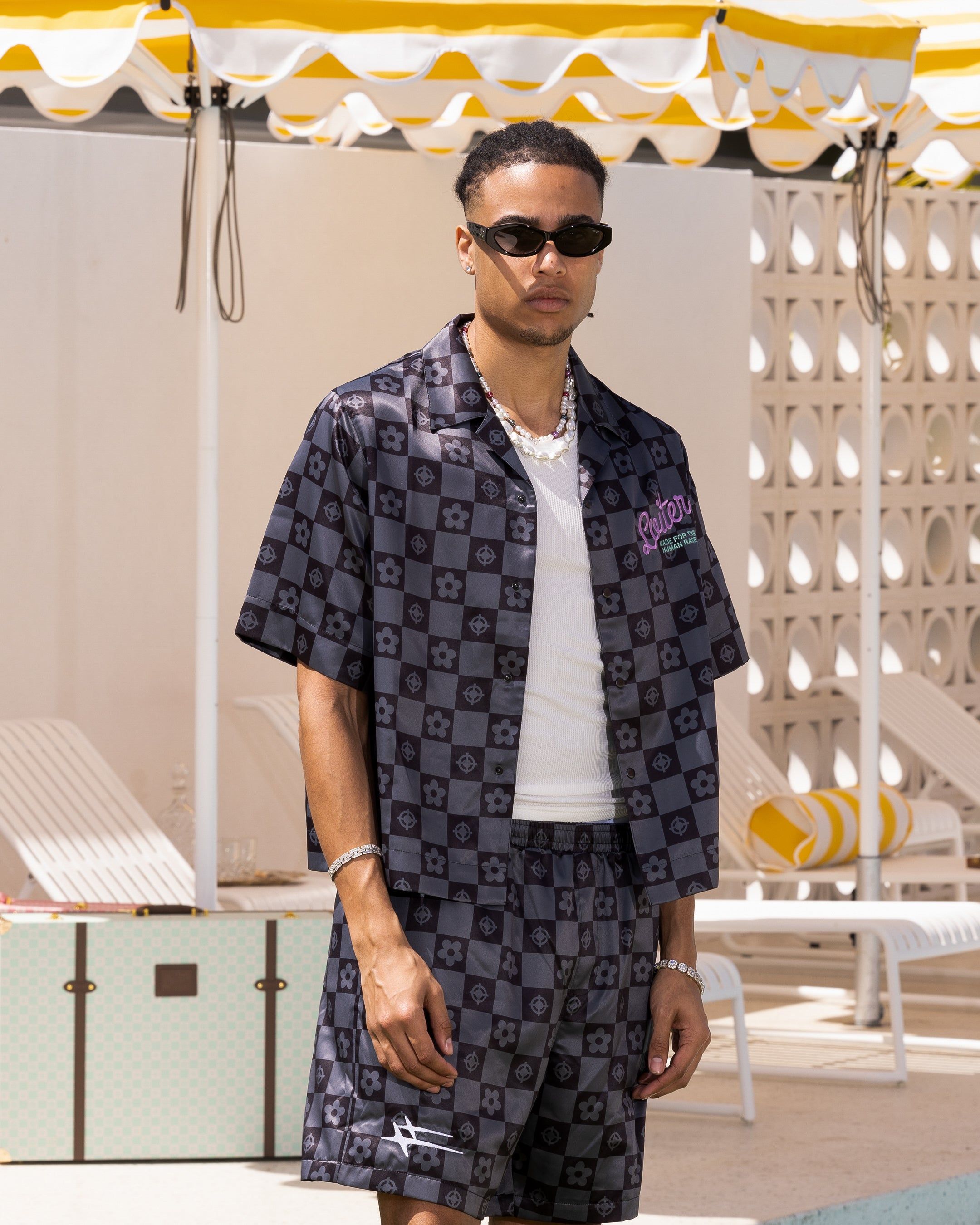 Loiter Midsummer Button Up Shirt Black sold by Culture Kings product image thumbnail 5