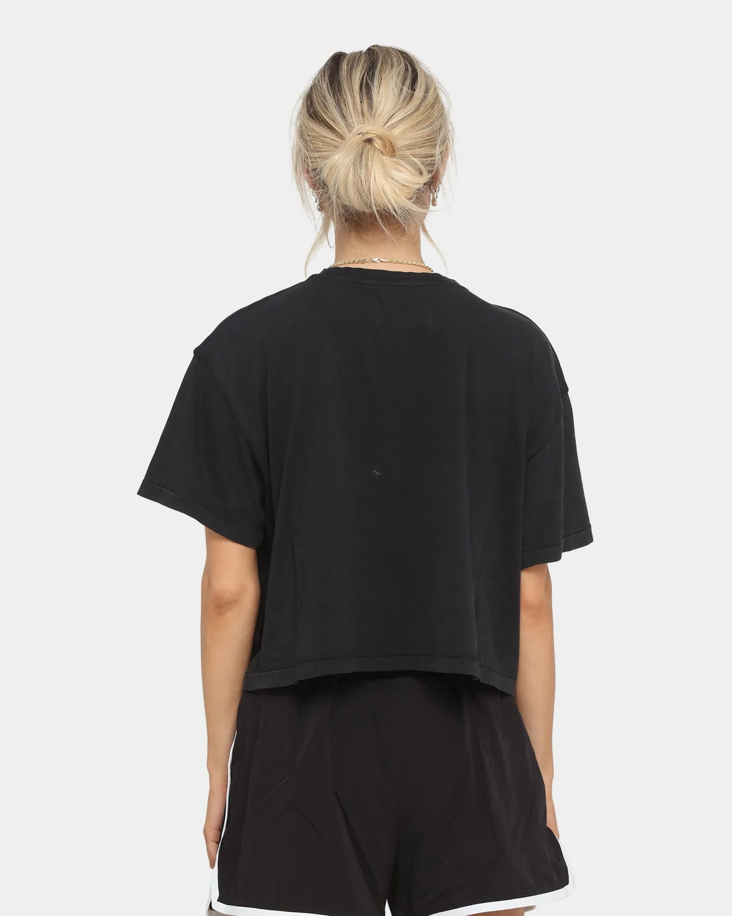 Dead Studios Women's Paradise BF Cropped Short Sleeve T-Shirt Washed Black sold by Culture Kings product image thumbnail 3