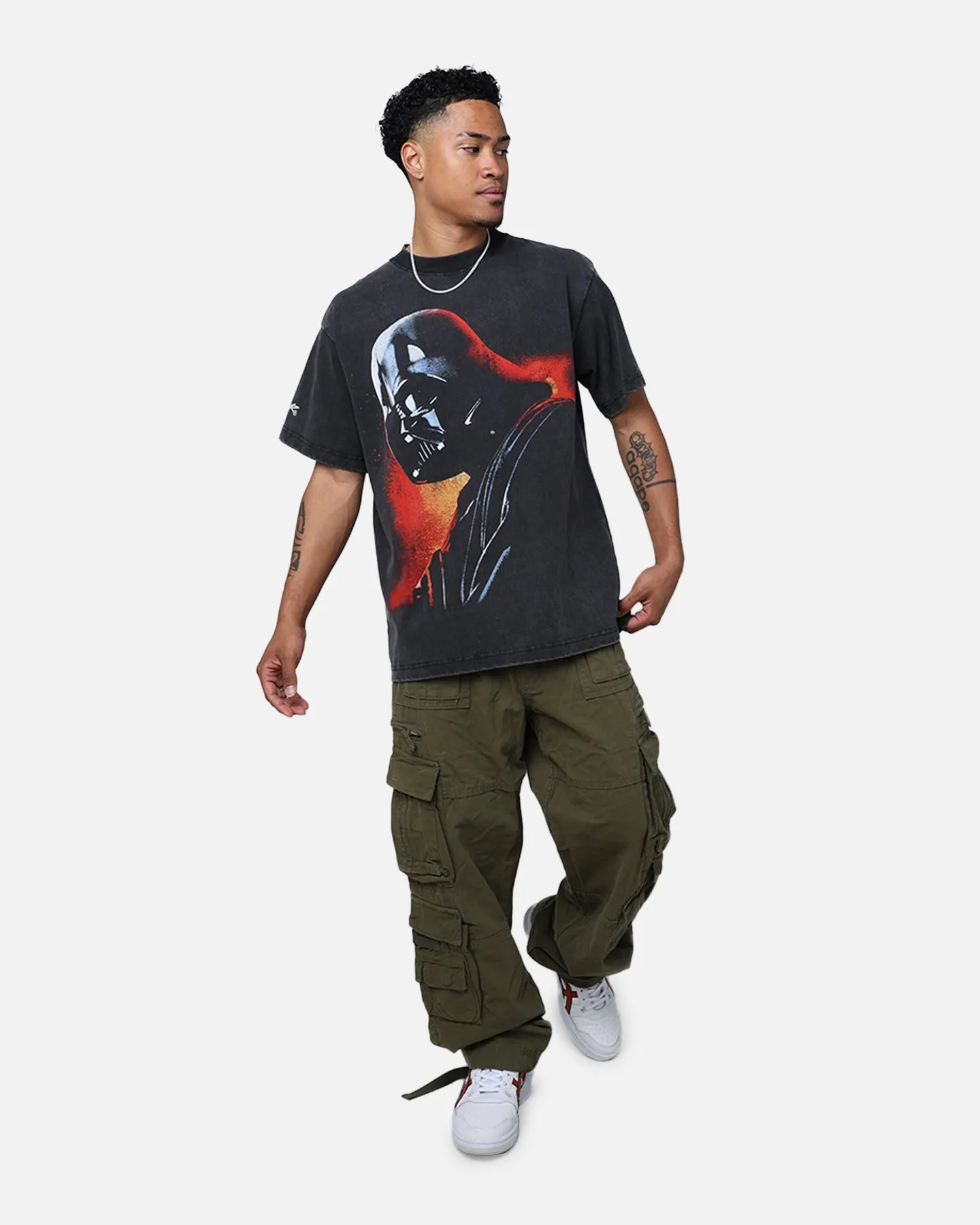 Star Wars Darth Vader T-Shirt Black Wash sold by Culture Kings product image thumbnail 3