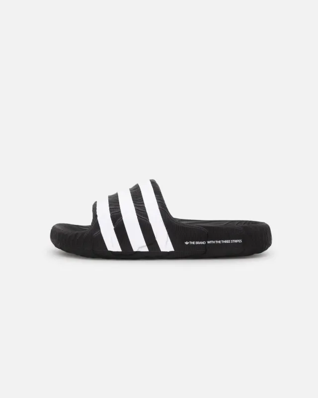 Adidas Adilette 22 Core Black/Core White sold by Culture Kings