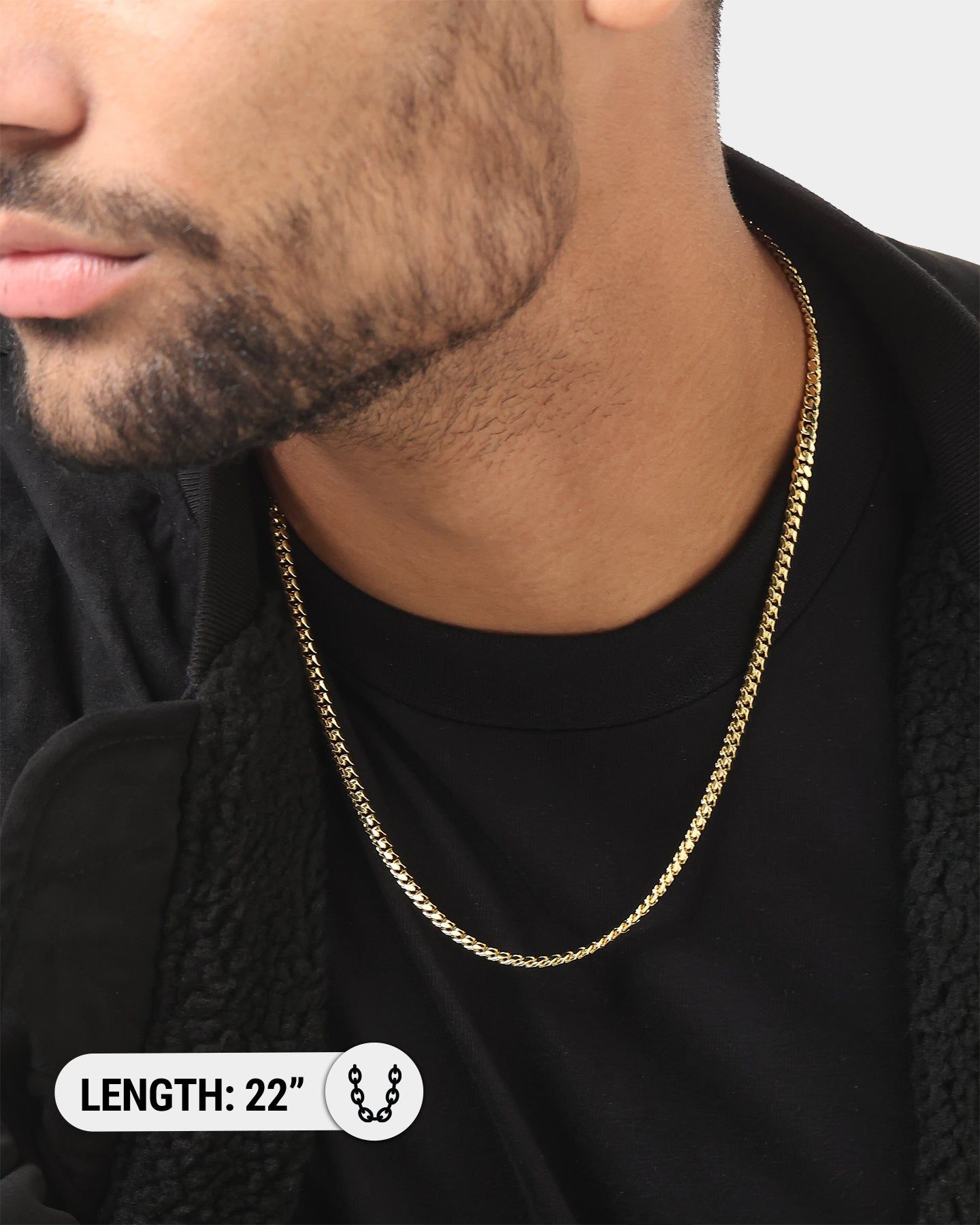 House Of Auric 5mm Cuban Link Chain 18K Gold Vermeil sold by Culture Kings product image thumbnail 5