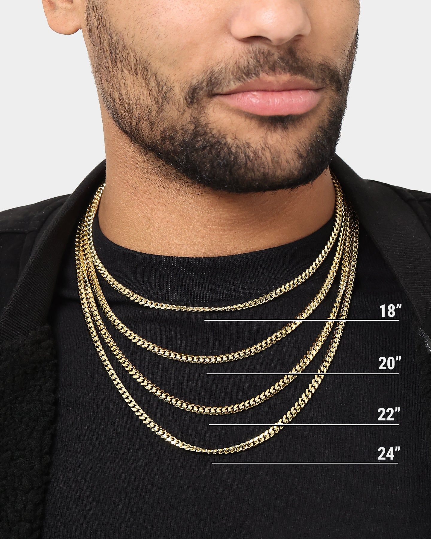 【HOUSE OF AURIC】18k Gold Vermeil/ゴールドロープチェーン 4mm 20