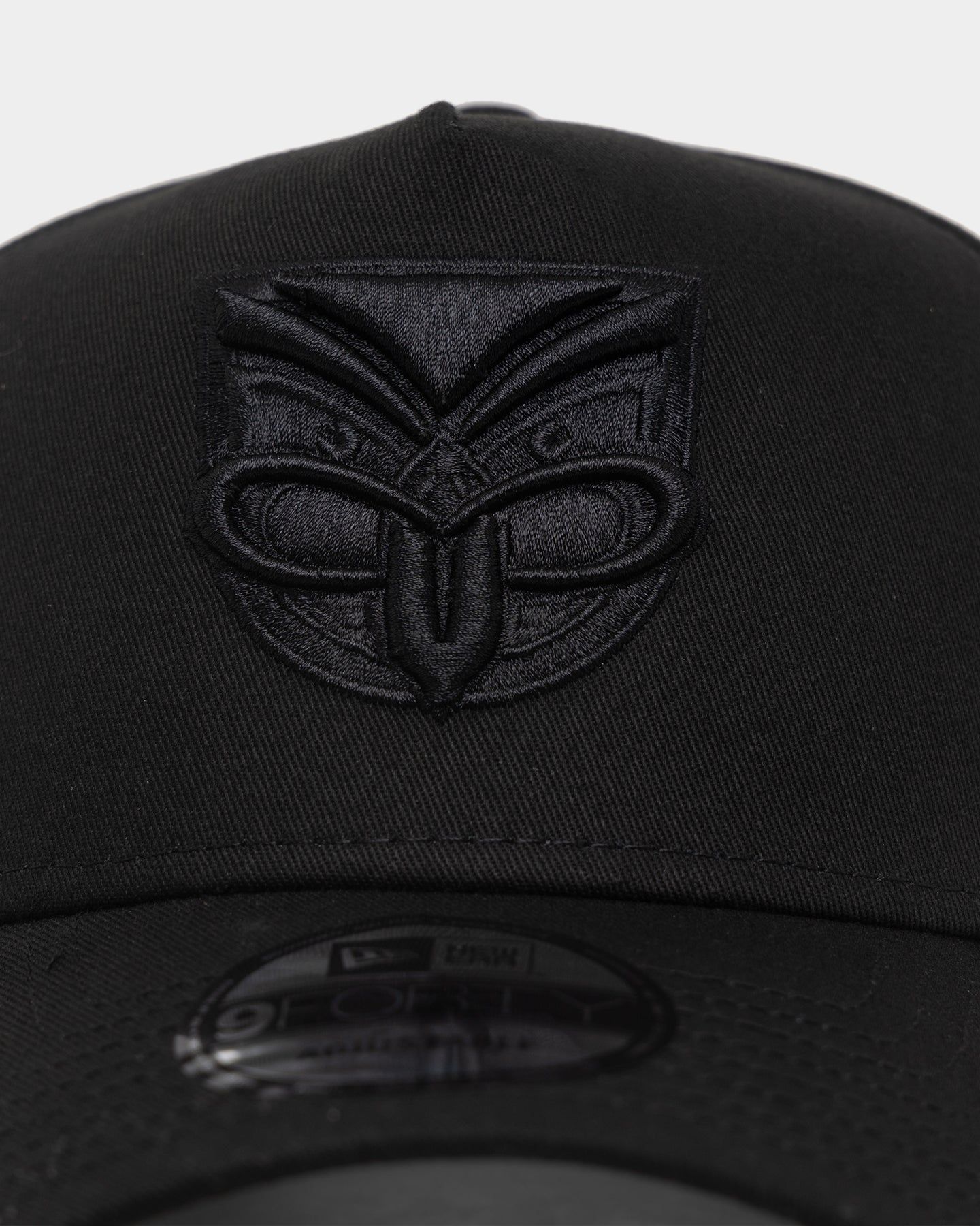 New Era New Zealand Warriors 'Black On Black' 9FORTY A-Frame Snapback Black sold by Culture Kings product image thumbnail 5