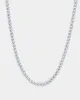 Saint Morta 3mm Micro Cuban Chain White Gold sold by Culture Kings