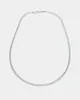 Saint Morta 3mm Micro Cuban Chain White Gold sold by Culture Kings