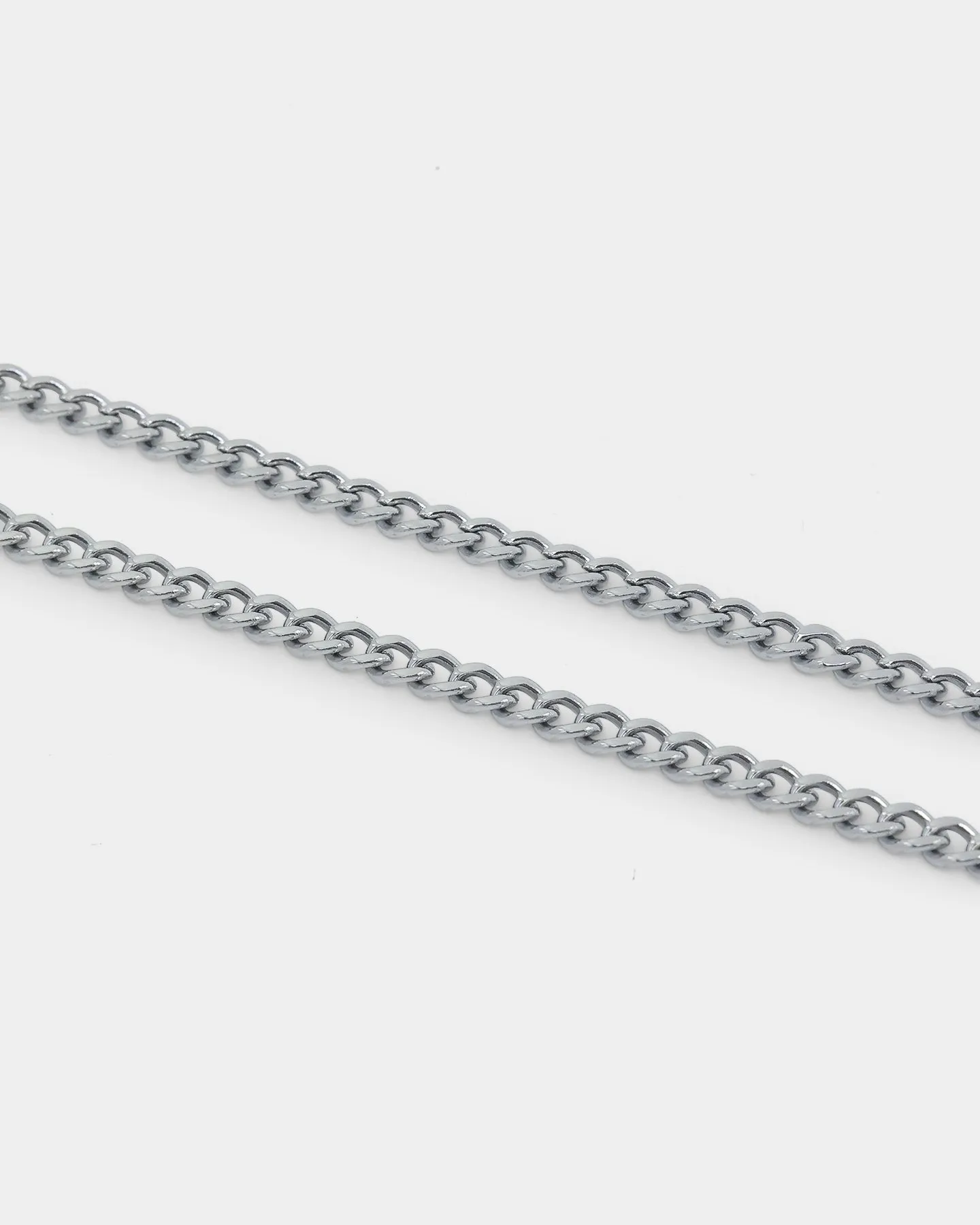 Saint Morta 3mm Micro Cuban Chain White Gold sold by Culture Kings product image thumbnail 4