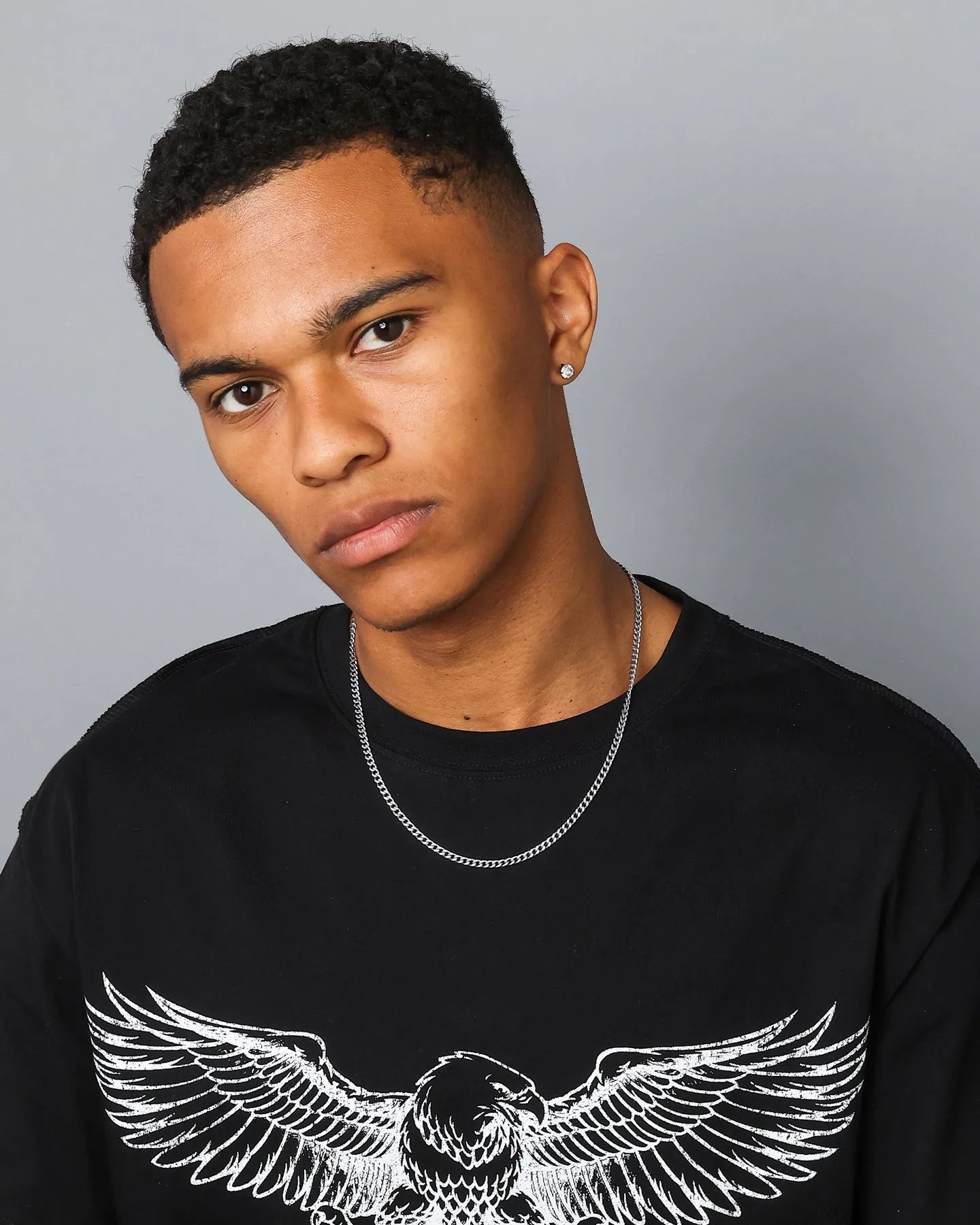 Saint Morta 3mm Micro Cuban Chain White Gold sold by Culture Kings