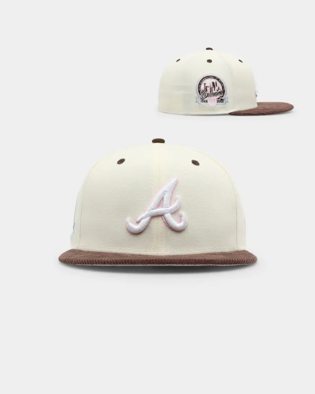 New Era Atlanta Braves 'Neapolitan Ice Cream' 59FIFTY Fitted Chrome White sold by Culture Kings