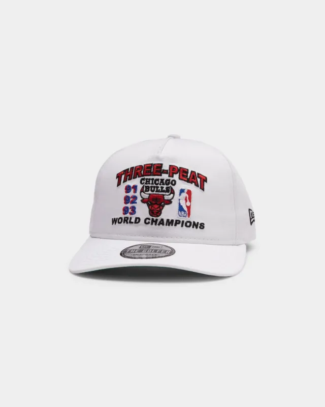 New Era Chicago Bulls Throwback Champs Old Golfer Snapback White sold by Culture Kings